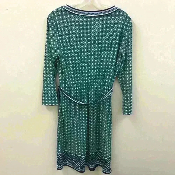 Max Studio Green Blue Geometric Dress - Picture 8 of 11